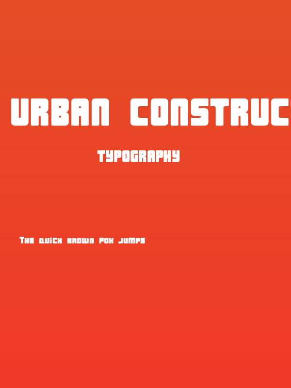 Urban Constructed Poster