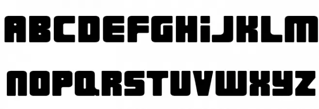Urban Constructed Font Litere mici