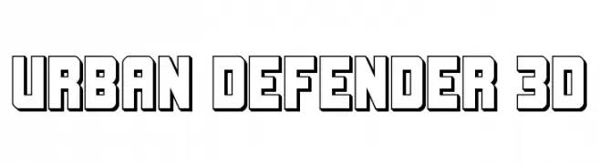 Urban Defender 3D  免费字体下载