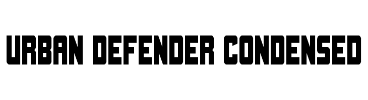 Urban Defender Condensed  Fuentes Gratis Descargar