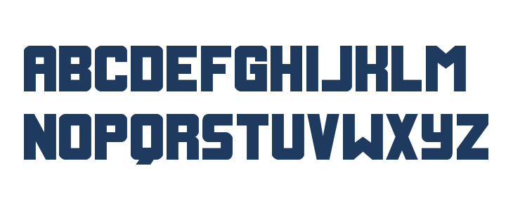 Urban Defender Expanded Lowercase