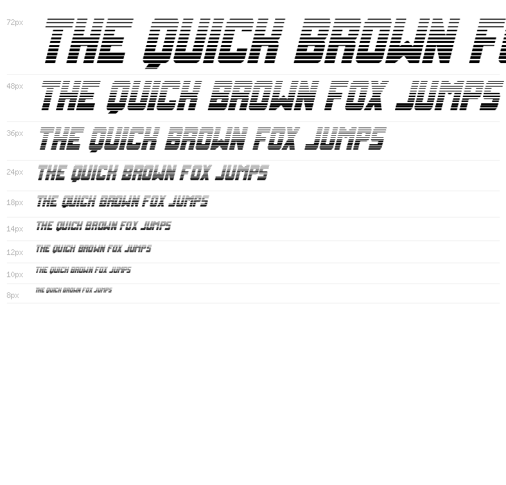 Urban Defender Gradient Italic Waterfall