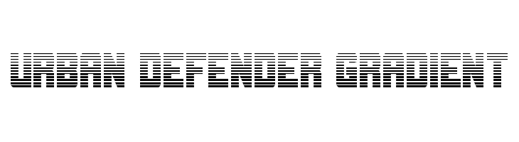 Urban Defender Gradient  नि: शुल्क फ़ॉन्ट्स डाउनलोड