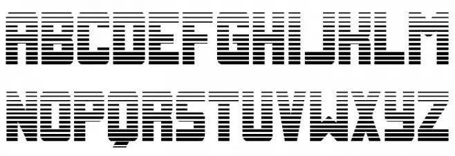Urban Defender Gradient Schriftart Kleinbuchstaben