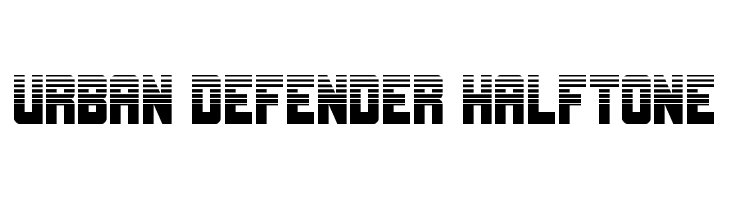 Urban Defender Halftone  font caratteri gratis