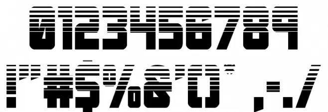 Urban Defender Halftone Font OTHER CHARS