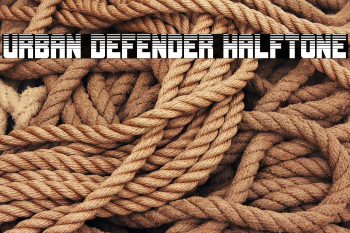 Urban Defender Halftone Example 1