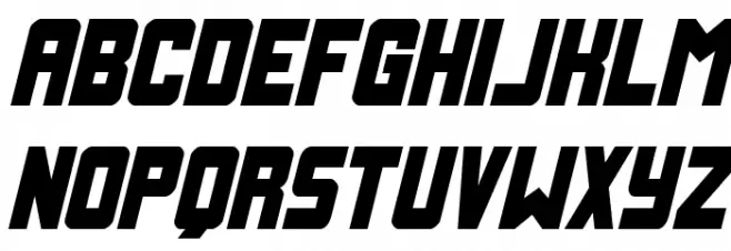 Urban Defender Italic Шрифта строчной