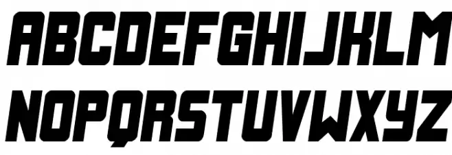 Urban Defender Semi-Italic Шрифта строчной