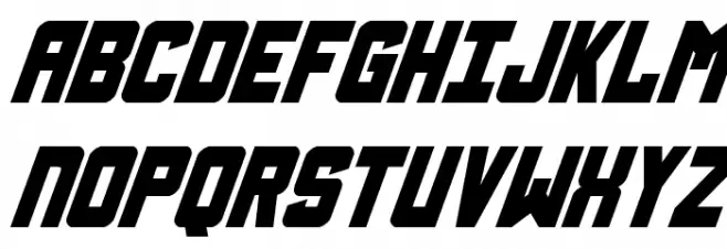 Urban Defender Super-Italic Schriftart Groß
