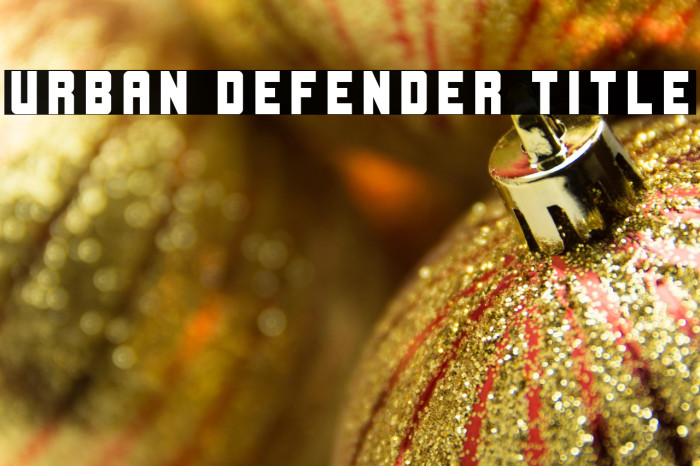 Urban Defender Title Example 3