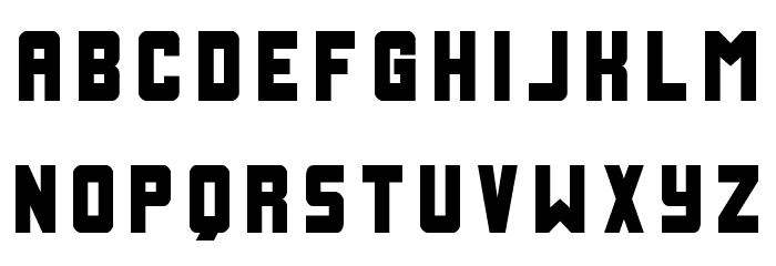 Urban Defender Title Font LOWERCASE