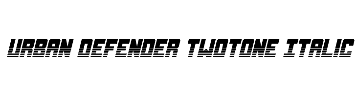Urban Defender TwoTone Italic  नि: शुल्क फ़ॉन्ट्स डाउनलोड
