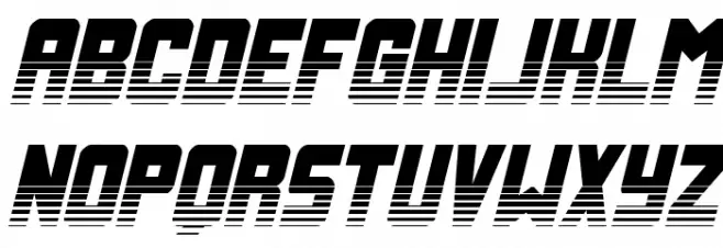 Urban Defender TwoTone Italic 字体 小写