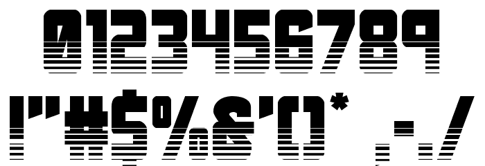 Urban Defender TwoTone Font OTHER CHARS