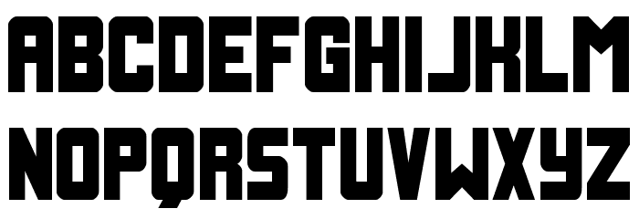 Urban Defender Font LOWERCASE