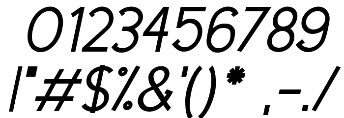 Urban Elegance Bold Italic Font OTHER CHARS