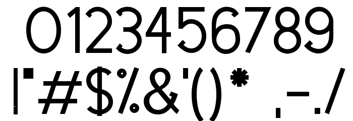 Urban Elegance Bold Font OTHER CHARS