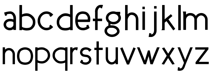 Urban Elegance Bold Font LOWERCASE
