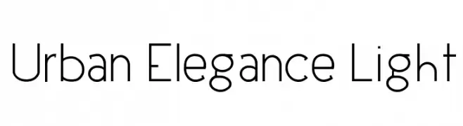 Urban Elegance Light  Fuentes Gratis Descargar
