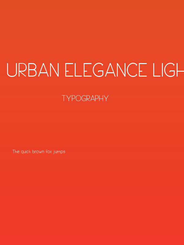 Urban Elegance Light Poster