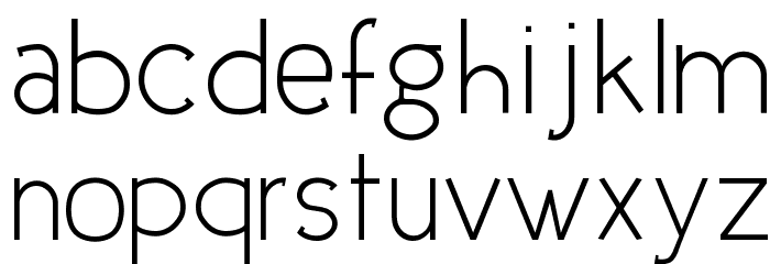 Urban Elegance Light Font LOWERCASE