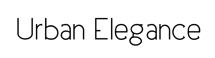 Urban Elegance Font