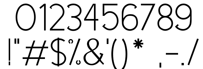 Urban Elegance Font OTHER CHARS