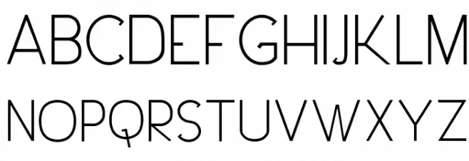 Urban Elegance Schriftart Groß