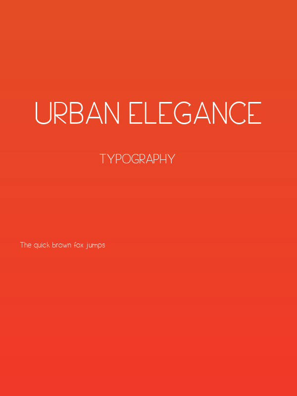 Urban Elegance Poster