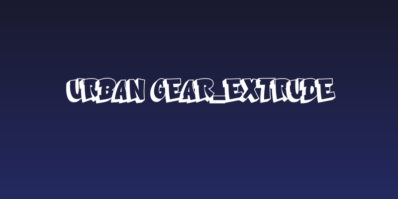 Urban Gear_Extrude Social Header