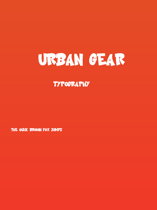 Urban Gear Poster