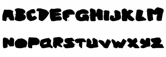 Urban Ghost Schriftart Groß