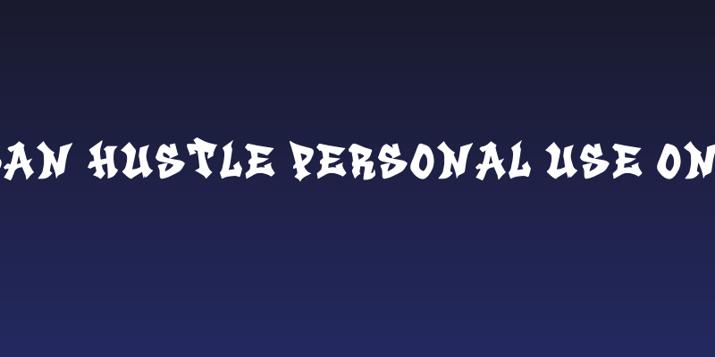 Urban Hustle PERSONAL USE ONLY! Social Header