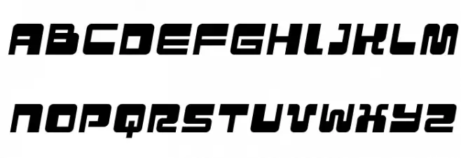 Urban Italic Schriftart Groß