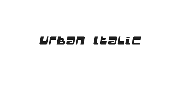Urban Italic Logo