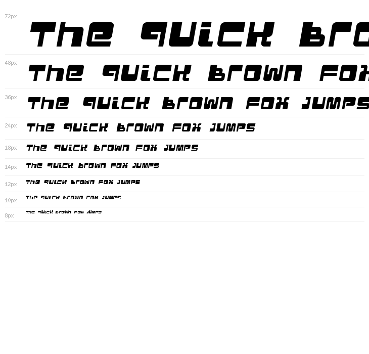 Urban Italic Waterfall