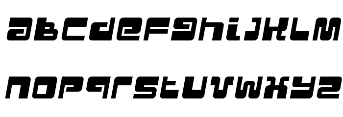 Urban Italic Font LOWERCASE