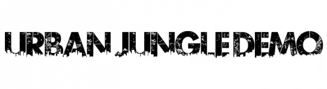 Urban Jungle DEMO  Скачать бесплатные шрифты