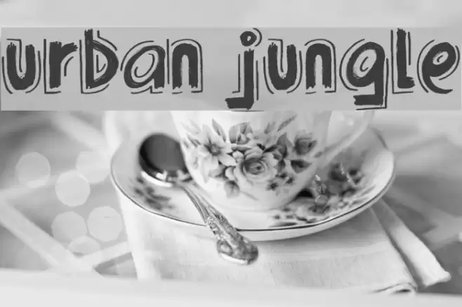 Urban Jungle Font examples