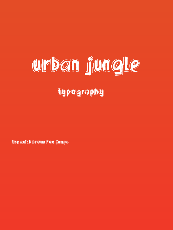 Urban Jungle Poster
