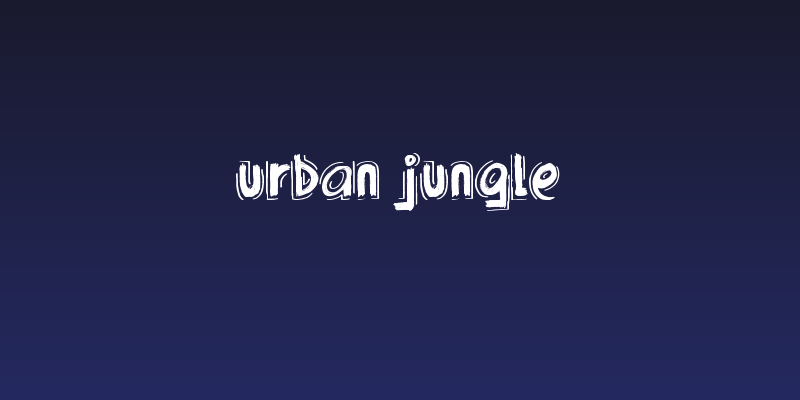Urban Jungle Social Header