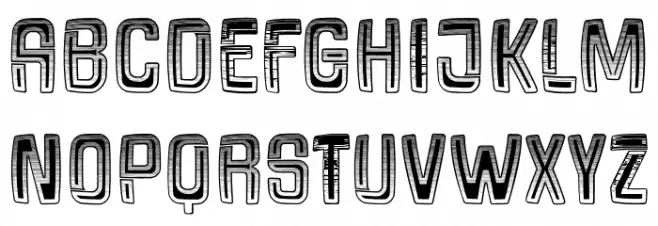 Urban Knight Regular Font LOWERCASE