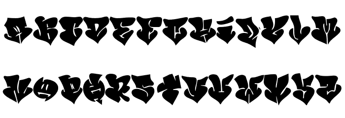 Urban Love Font LOWERCASE