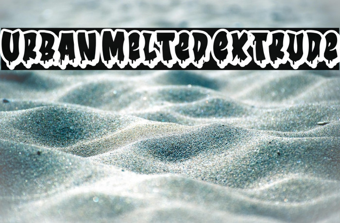 Urban Melted Extrude Example 3