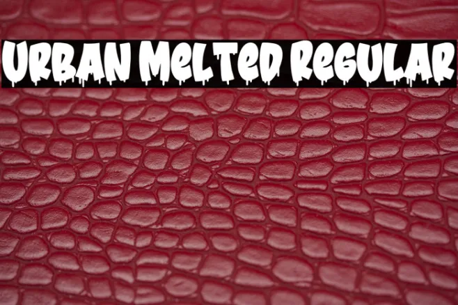 Urban Melted Regular Example 2