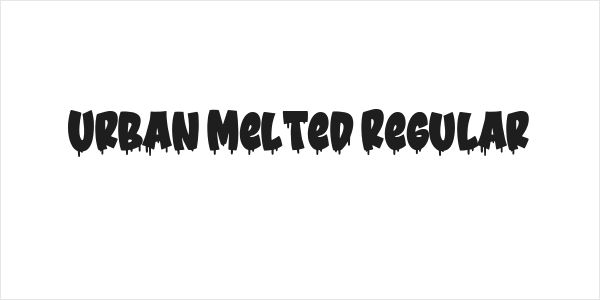 Urban Melted Regular Logo