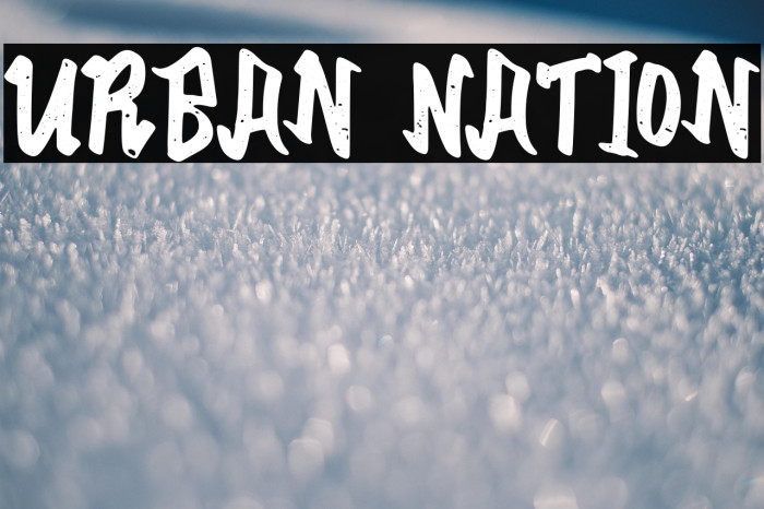 Urban Nation Example 1