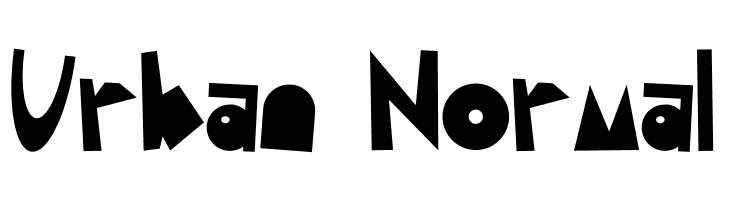 Urban Normal  font caratteri gratis