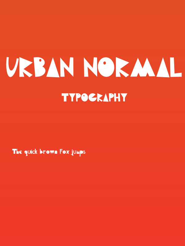 Urban Normal Poster